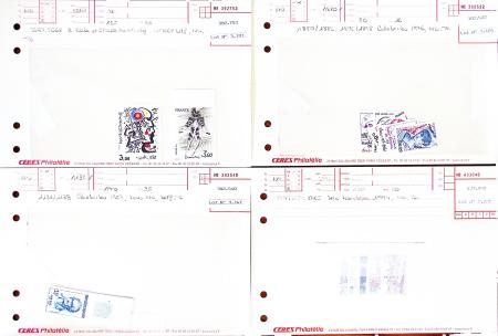1938-2005, Enveloppes et plaquettes avec les principales