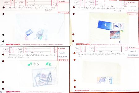 1938-2005, Enveloppes et plaquettes avec les principales
