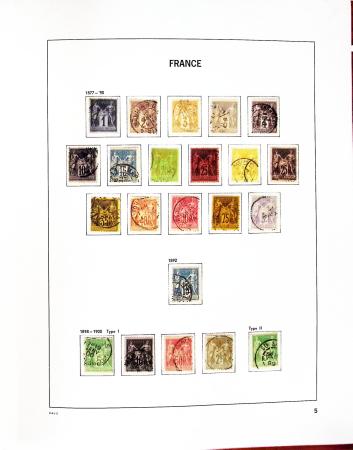 1849-2012, Collection de France en 9 albums DAVO, neuf