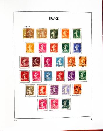 1849-2012, Collection de France en 9 albums DAVO, neuf