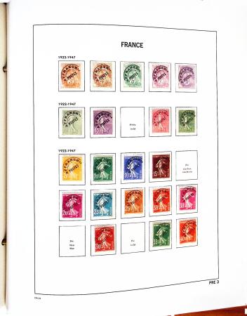 1849-2012, Collection de France en 9 albums DAVO, neuf