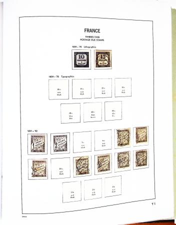 1849-2012, Collection de France en 9 albums DAVO, neuf