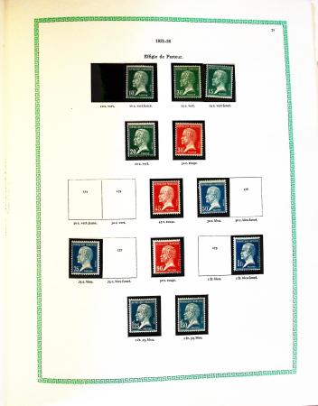 1925-1999, Collection principalement de neufs à partir