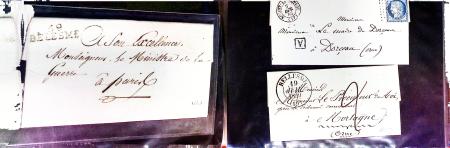 1807-1900, Plus de 400 lettres, principalement de la