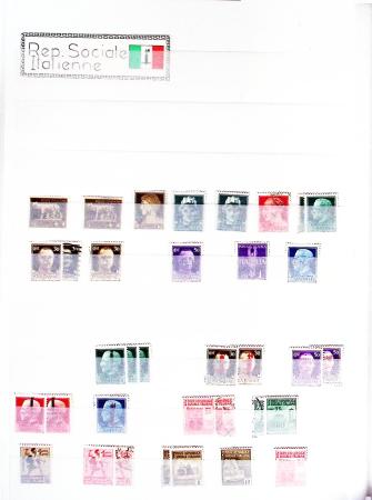 1777-2013, lot en deux parties : une collection d'ITALIE