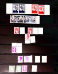 1936-1972, Collection de timbres neufs en 5 albums