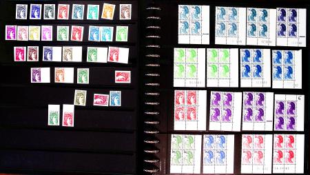 1936-1972, Collection de timbres neufs en 5 albums