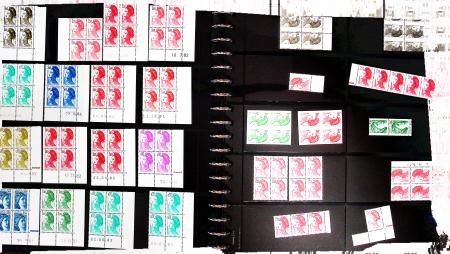 1936-1972, Collection de timbres neufs en 5 albums