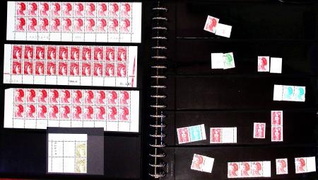 1936-1972, Collection de timbres neufs en 5 albums