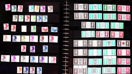 1936-1972, Collection de timbres neufs en 5 albums