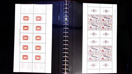 1936-1972, Collection de timbres neufs en 5 albums