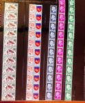 1936-1972, Collection de timbres neufs en 5 albums