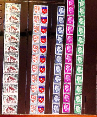 1936-1972, Collection de timbres neufs en 5 albums