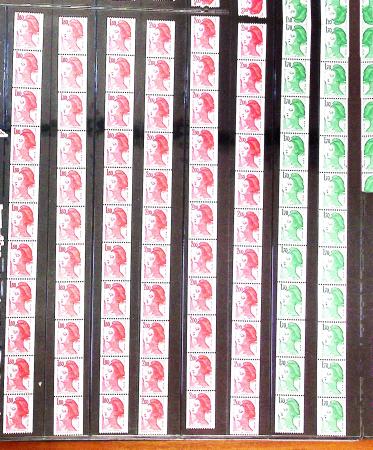 1936-1972, Collection de timbres neufs en 5 albums