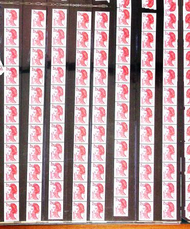 1936-1972, Collection de timbres neufs en 5 albums