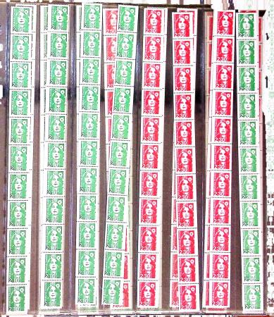 1936-1972, Collection de timbres neufs en 5 albums