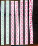 1936-1972, Collection de timbres neufs en 5 albums