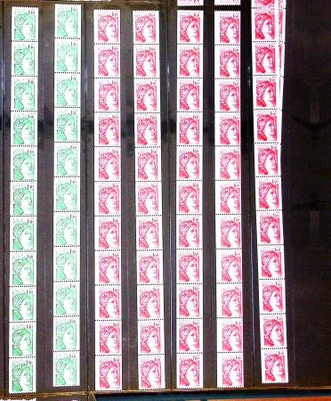 1936-1972, Collection de timbres neufs en 5 albums