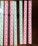 1936-1972, Collection de timbres neufs en 5 albums