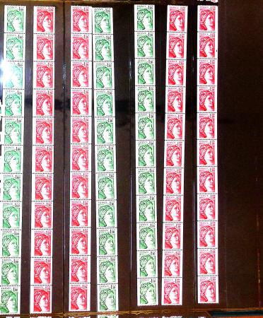 1936-1972, Collection de timbres neufs en 5 albums