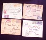 1900-55, 88 lettres très diverses (voir scans) avec