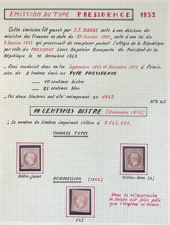 1849-1984, Collection de France en 8 volumes, importante