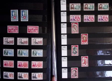 1849-1984, Collection de France en 8 volumes, importante