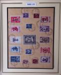 1944-45, LIBERATION  : Exceptionnelle collection de