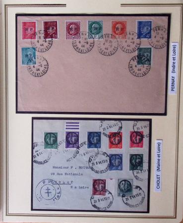 1944-45, LIBERATION  : Exceptionnelle collection de