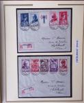 1944-45, LIBERATION  : Exceptionnelle collection de