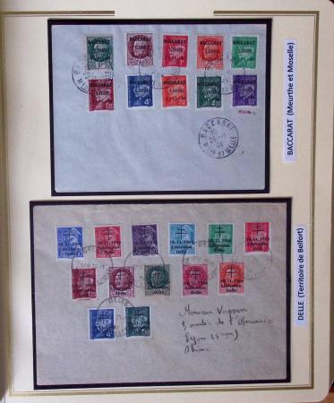 1944-45, LIBERATION  : Exceptionnelle collection de