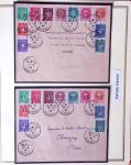 1944-45, LIBERATION  : Exceptionnelle collection de