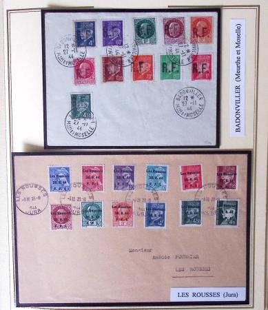 1944-45, LIBERATION  : Exceptionnelle collection de