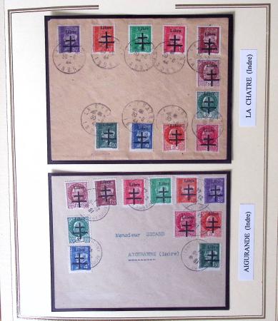 1944-45, LIBERATION  : Exceptionnelle collection de