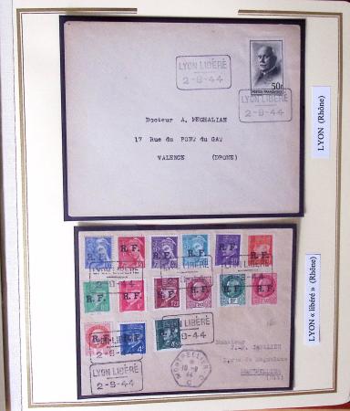 1944-45, LIBERATION  : Exceptionnelle collection de