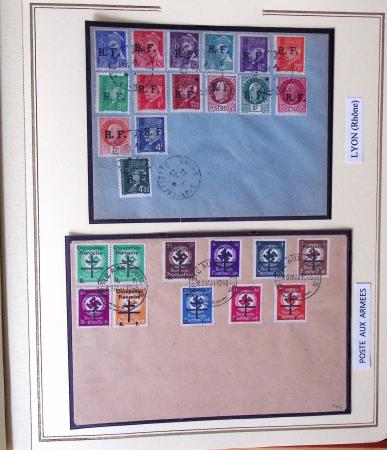 1944-45, LIBERATION  : Exceptionnelle collection de