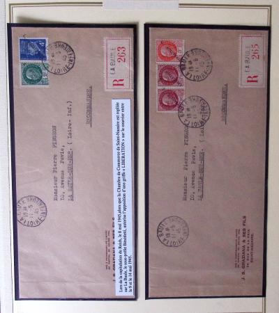 1944-45, LIBERATION  : Exceptionnelle collection de