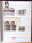 1900-1959, en 5 albums, très important stock de timbres