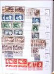 1900-1959, en 5 albums, très important stock de timbres