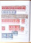 1900-1959, en 5 albums, très important stock de timbres