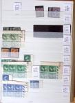 1900-1959, en 5 albums, très important stock de timbres