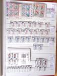 1900-1959, en 5 albums, très important stock de timbres