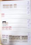 1900-1959, en 5 albums, très important stock de timbres