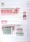 1900-1959, en 5 albums, très important stock de timbres