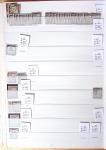 1900-1959, en 5 albums, très important stock de timbres