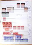1900-1959, en 5 albums, très important stock de timbres