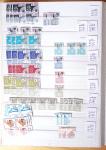 1900-1959, en 5 albums, très important stock de timbres