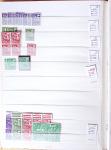 1900-1959, en 5 albums, très important stock de timbres