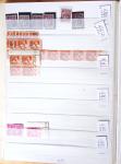 1900-1959, en 5 albums, très important stock de timbres