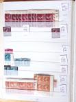 1900-1959, en 5 albums, très important stock de timbres